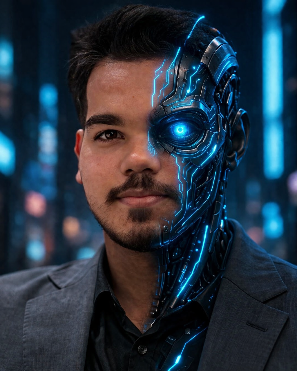 Sheraz Hussain - AI Cyborg Transformation